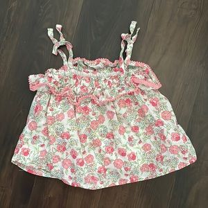 Janie and Jack floral blouse size 2